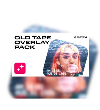 Movavi Video Editor 2023 - Old Tape Overlay Pack DLC Steam Key GLOBAL